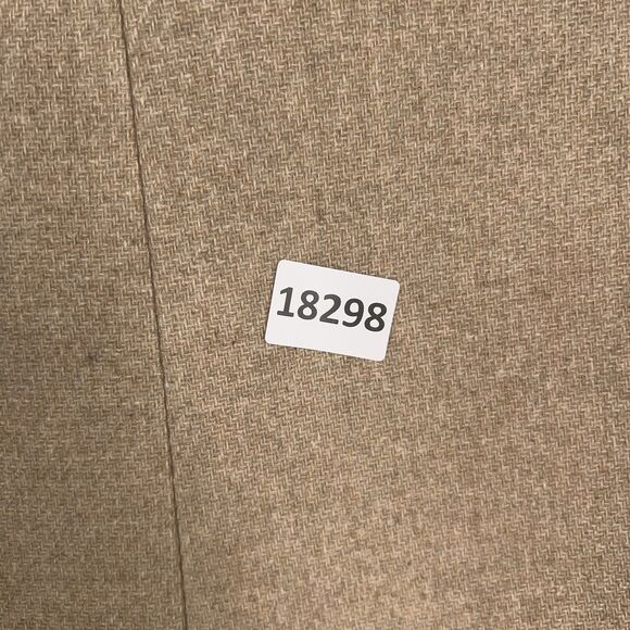 J Crew Coat Womens Large Tan Wool Stadium Cloth Nello Gori Minimal Quiet Luxury - Picture 13 of 13